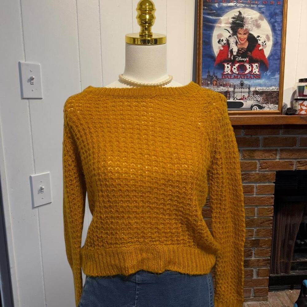 Roxy golden yellow sweater Size XS